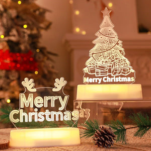 "3D LED Christmas Night Light" - Joma & Co