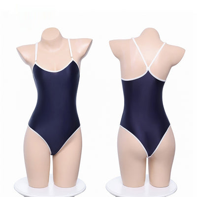 Lingerie Uniform Open Crotch Jumpsuit Strap Tight Clothing For Women