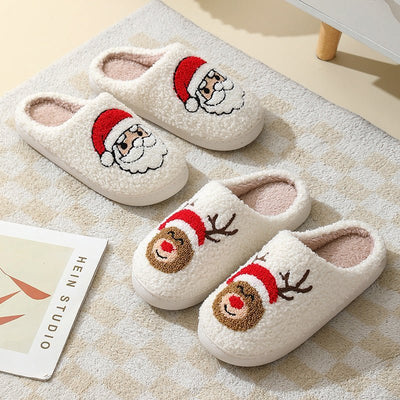 "Cartoon Santa Cotton Slippers" - Joma & Co