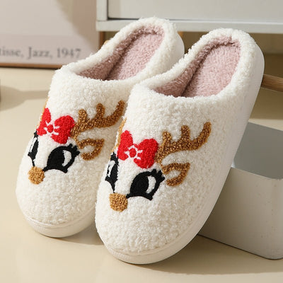 "Cartoon Santa Cotton Slippers" - Joma & Co