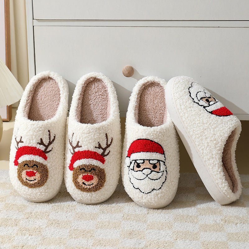 "Cartoon Santa Cotton Slippers" - Joma & Co