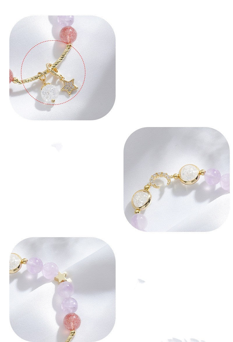 gold bracelets for women Lavender Amethyst Bracelets For Women