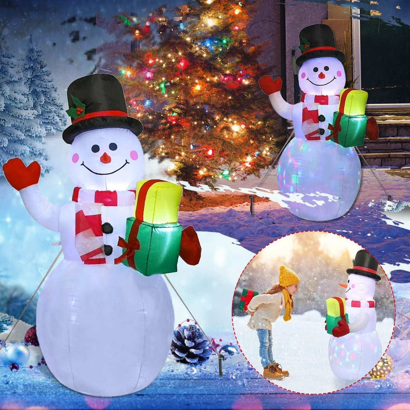 "LED Inflatable Christmas Decor" - Joma & Co