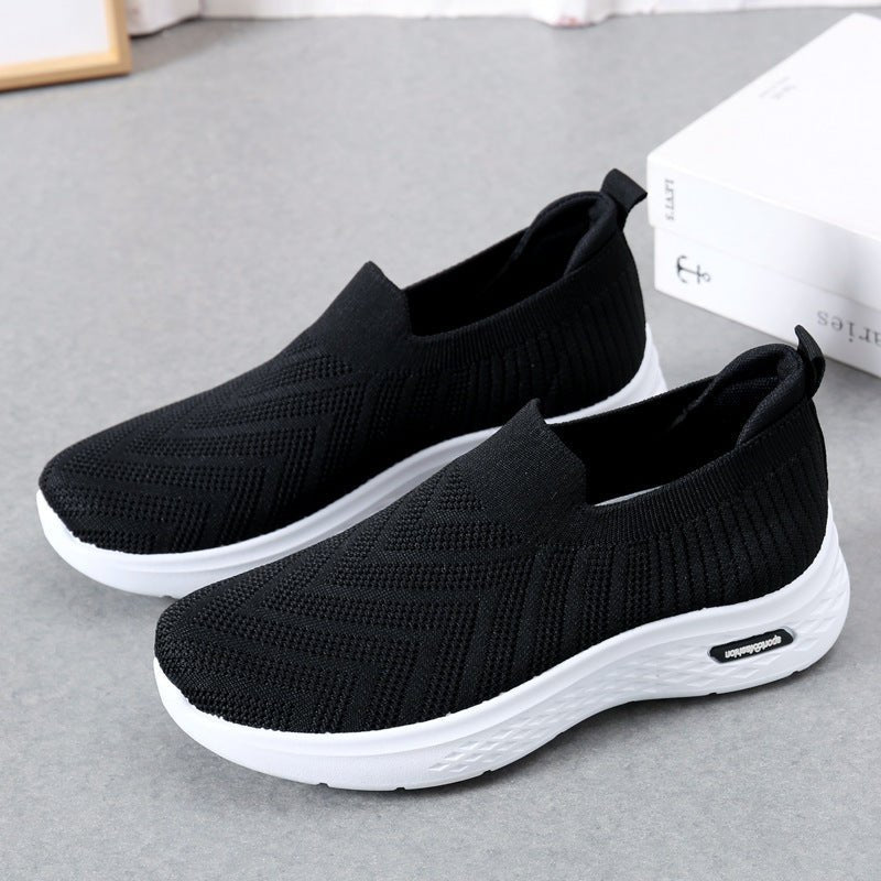 "Women's Casual Mesh Slip - On Sneakers" - Joma & Co