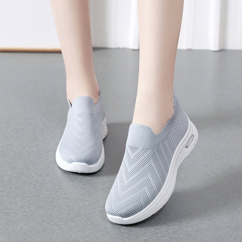 "Women's Casual Mesh Slip - On Sneakers" - Joma & Co