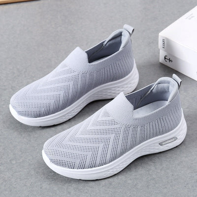 "Women's Casual Mesh Slip - On Sneakers" - Joma & Co