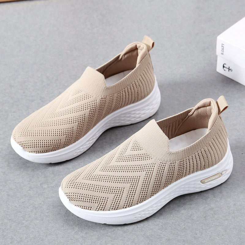 "Women's Casual Mesh Slip - On Sneakers" - Joma & Co